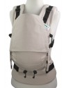 Babytrage BuzziBreeze Basic | Facette Sand | 0-24 Monate | Fullbuckle Sommer-Babytrage