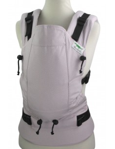 Babytrage BuzziBreeze Basic | Facette Orchid | 0-24 Monate | Fullbuckle Sommer-Babytrage