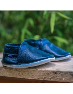 Baby Leather Shoes | Navy