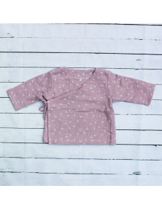 Wrap Shirt Dandelions Pink...